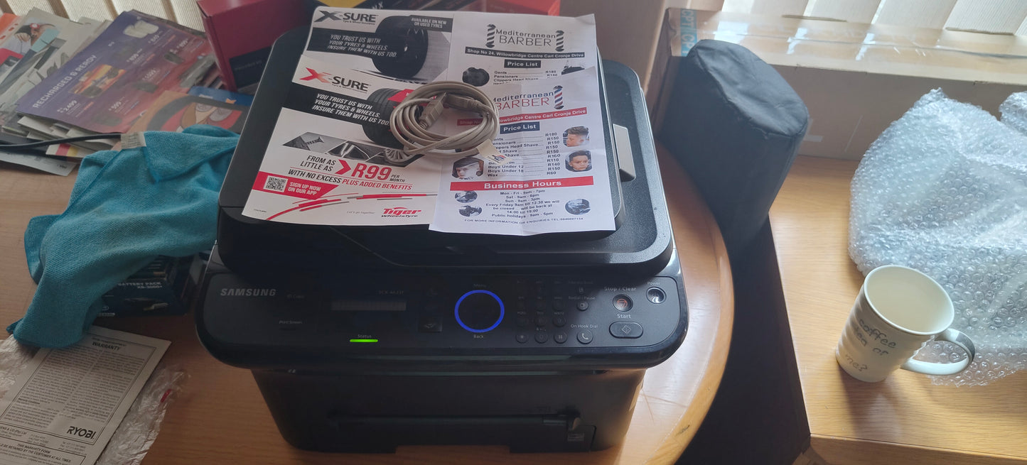 Samsung SCX-4623F monochrome laser multifunctional printer (used, fully operational)