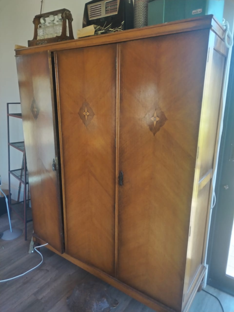 1950's Art Deco Wardrobe / Cabinet